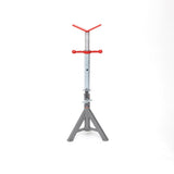 Jet JT1-3805 JPJ-LFX-V Low Fixed Pipe Jack Stand with 10 in. V-Head Adjustable 22 to 36" (1 Piece) - 2