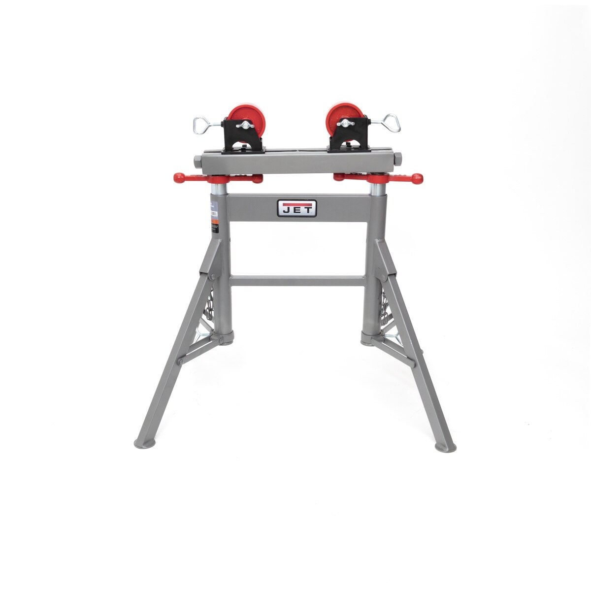 Jet JT1-3806 JPJ-APS-SR Folding Adjustable Pipe Roller Stand 5300 lb Capacity 32 to 46"