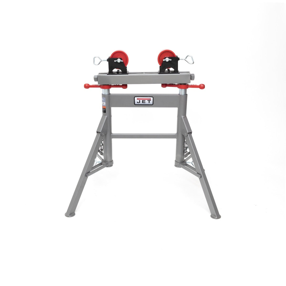 Jet JT1-3806 JPJ-APS-SR Folding Adjustable Pipe Roller Stand 5300 lb Capacity 32 to 46"