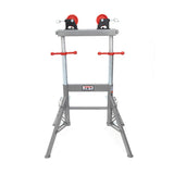Jet JT1-3806 JPJ-APS-SR Folding Adjustable Pipe Roller Stand 5300 lb Capacity 32 to 46" - 2