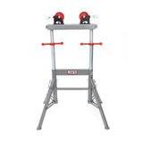 Jet JT1-3806 JPJ-APS-SR Folding Adjustable Pipe Roller Stand 5300 lb Capacity 32 to 46" - 2