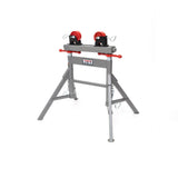 Jet JT1-3806 JPJ-APS-SR Folding Adjustable Pipe Roller Stand 5300 lb Capacity 32 to 46" - 3