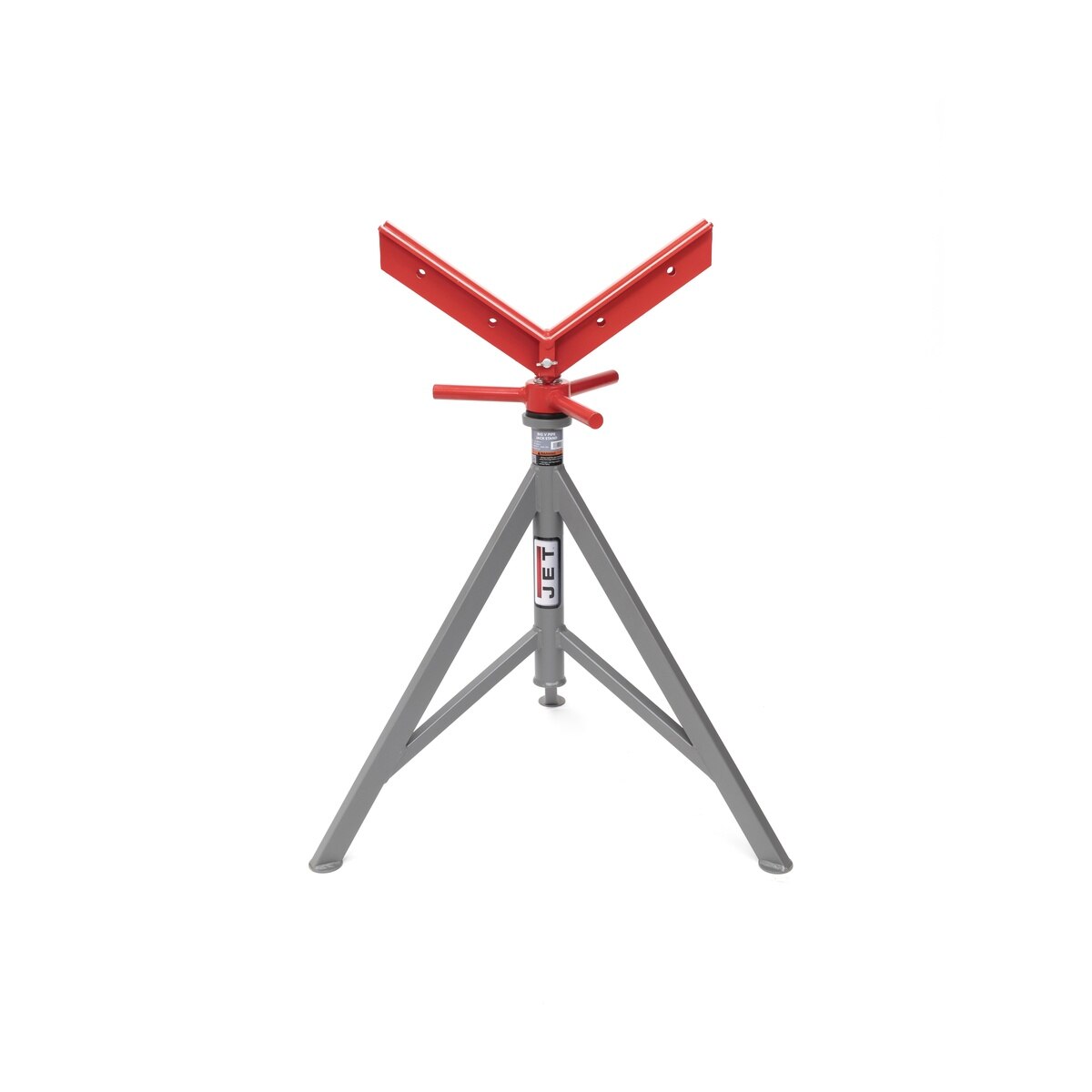 Jet JT1-3807 JPJ-BFX-V Big V Fixed Pipe Jack Stand 5000 lb Capacity Adjustable 34" to 45"
