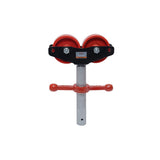 Jet JT1-3815 JPJ-RHA-SR Steel Roller Head Assembly for Pipe Jacks Up to 24" - 2
