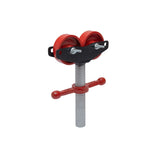 Jet JT1-3815 JPJ-RHA-SR Steel Roller Head Assembly for Pipe Jacks Up to 24" - 4