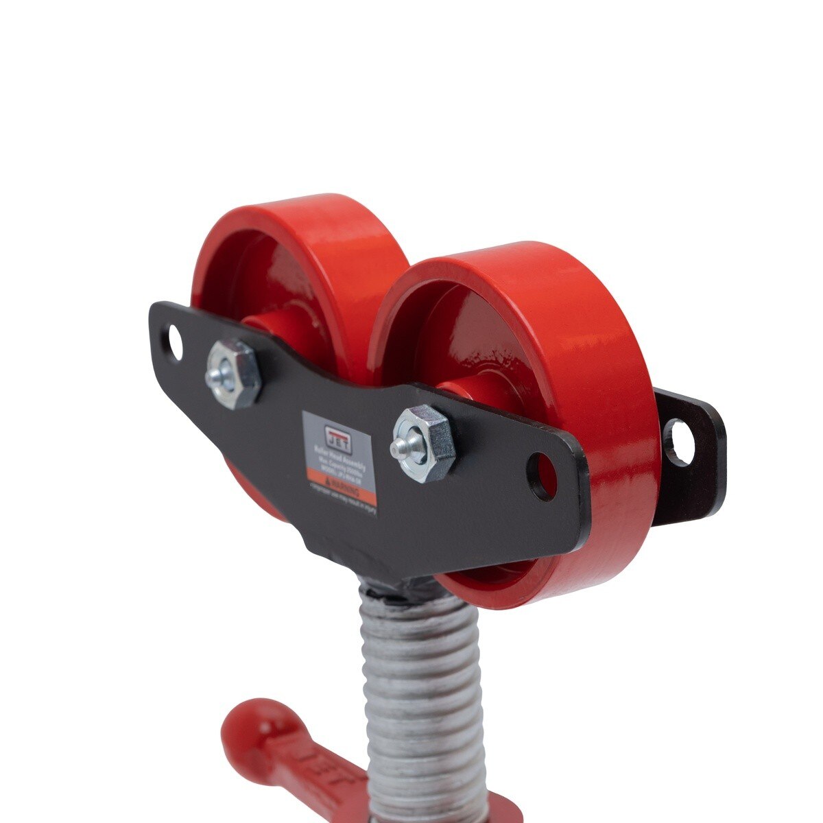 Jet JT1-3815 JPJ-RHA-SR Steel Roller Head Assembly for Pipe Jacks Up to 24" - 6