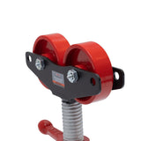 Jet JT1-3815 JPJ-RHA-SR Steel Roller Head Assembly for Pipe Jacks Up to 24" - 6