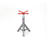 Jet JT1-3817 JPJ-LFX-V Low Fixed Pipe Jack Stand with 10 in V Head Adjustable 22 to 36"