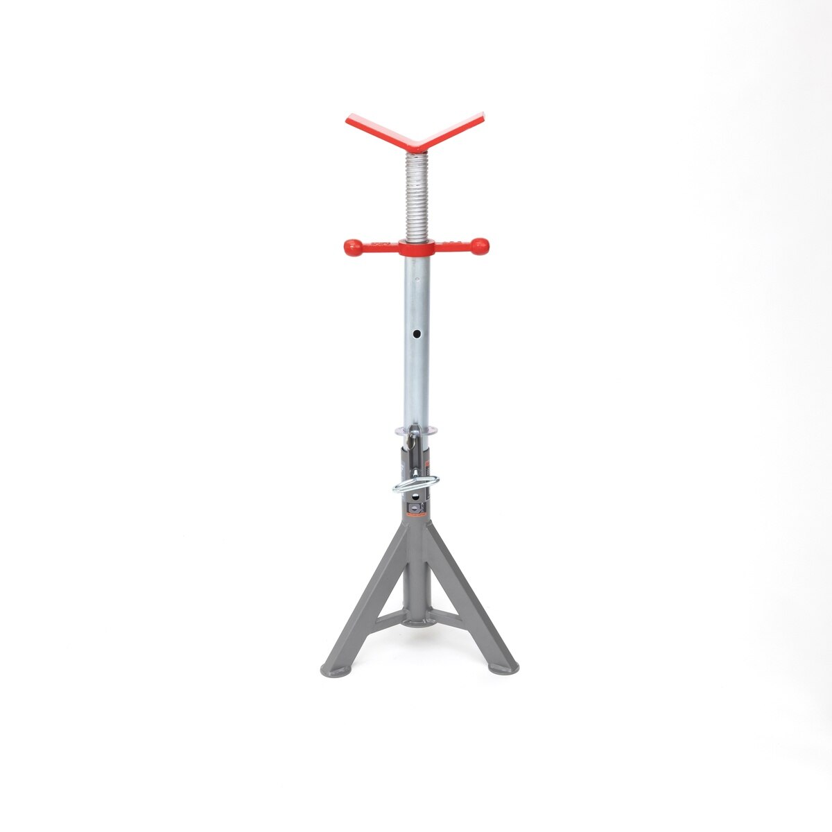 Jet JT1-3817 JPJ-LFX-V Low Fixed Pipe Jack Stand with 10 in V Head Adjustable 22 to 36" - 2