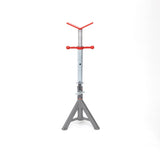 Jet JT1-3817 JPJ-LFX-V Low Fixed Pipe Jack Stand with 10 in V Head Adjustable 22 to 36" - 2