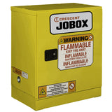 Crescent Jobox 1-750640 12 Gallon Flammable Manual Close Safety Cabinet - Yellow