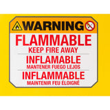 Crescent Jobox 1-750640 12 Gallon Flammable Manual Close Safety Cabinet - Yellow - 6