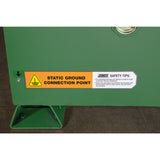 Crescent Jobox 1-753620 30 Gallon Pesticide Manual Close Safety Cabinet - Green - 4