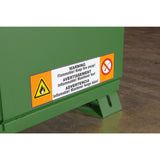 Crescent Jobox 1-753620 30 Gallon Pesticide Manual Close Safety Cabinet - Green - 14