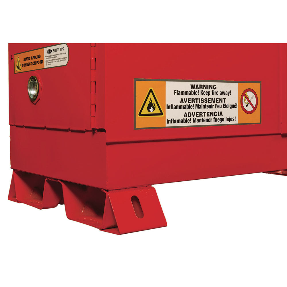 Crescent Jobox 1-757610 45 Gallon Combustible Self Closing Safety Cabinet - Red - 12