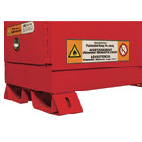 Crescent Jobox 1-757610 45 Gallon Combustible Self Closing Safety Cabinet - Red - 12