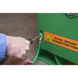 Crescent Jobox 1-758620 60 Gallon Pesticide Manual Close Safety Cabinet - Green - 13