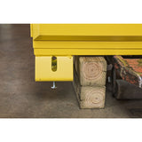 Crescent Jobox 1-758640 60 Gallon Flammable Manual Close Safety Cabinet - Yellow - 8