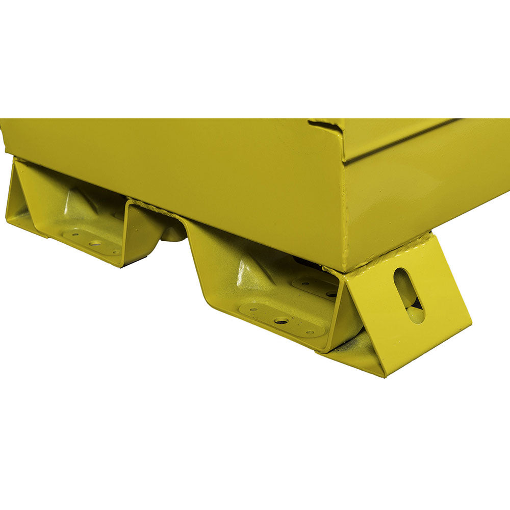 Crescent Jobox 1-758640 60 Gallon Flammable Manual Close Safety Cabinet - Yellow - 24