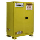 Crescent Jobox 1-759640 90 Gallon Flammable Manual Close Safety Cabinet - Yellow