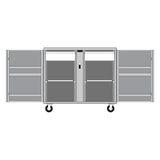Crescent Jobox 675990 Rolling Work Bench - 2 Drawers, 2 Shelves, 4" Casters - 3