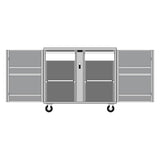 Crescent Jobox 675990 Rolling Work Bench - 2 Drawers, 2 Shelves, 4" Casters - 3