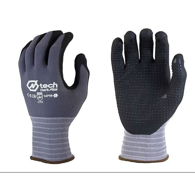 Johnson Wilshire 16715-L Black Foam Nitrile Glove (L)