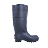 Johnson Wilshire 86606 Black PVC Steel Toe Boots 16" Size 14