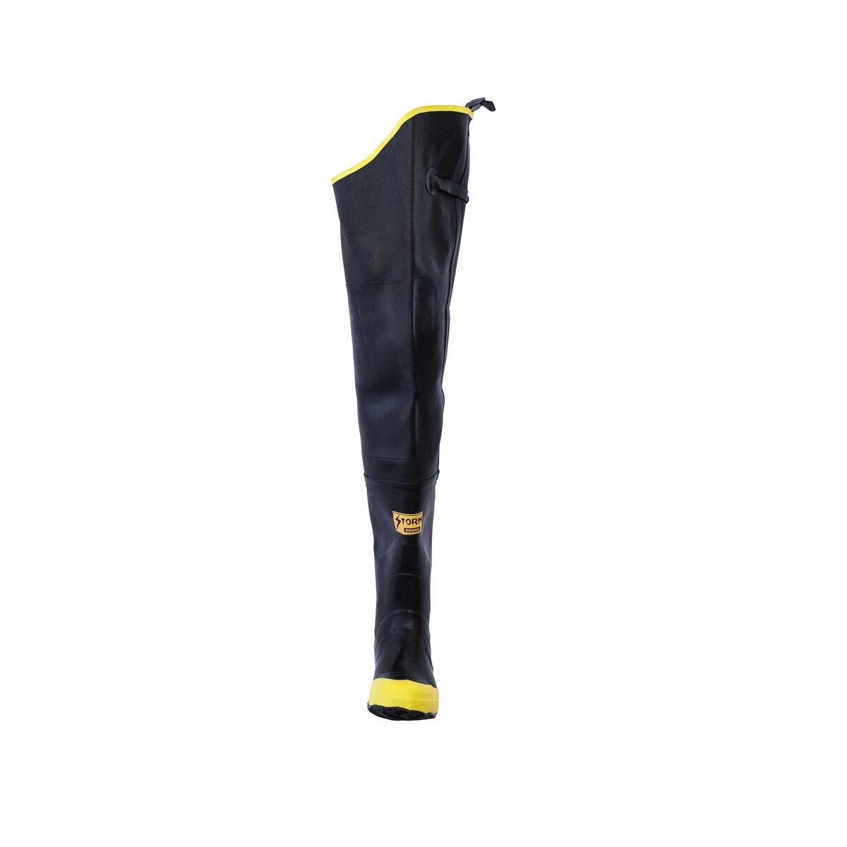 Johnson Wilshire HIP.STL-16 30" Black Rubber Steel Toe Hip Boots Size 16