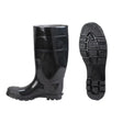 Johnson Wilshire STEEL-5 Black PVC Waterproof Plain Toe Boots 16" Size 5