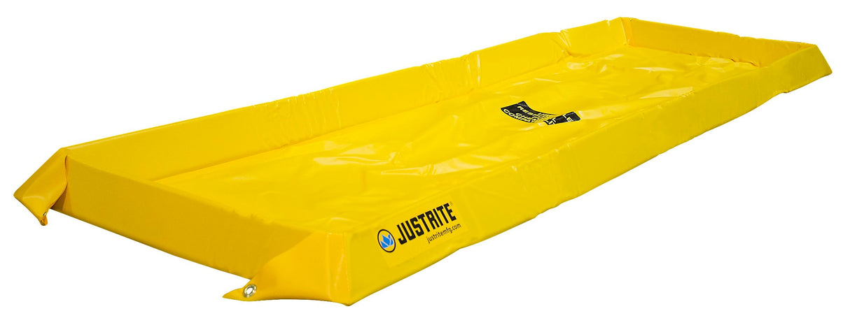 Justrite 28404 Maintenance Spill Berm, 4in wall, 2' x 8', 40 Gal.
