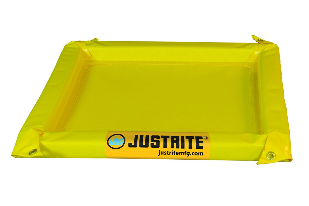 Justrite 28422 Maintenance Spill Berm, 2in wall, 6' x 6', 44 Gal.
