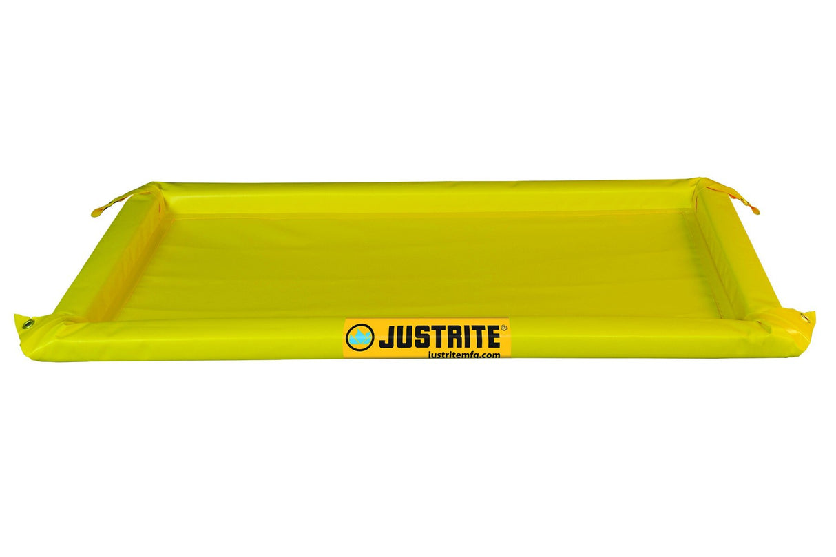 Justrite 28426 Maintenance Spill Berm, 2in wall, 10' x 18', 220 Gal.
