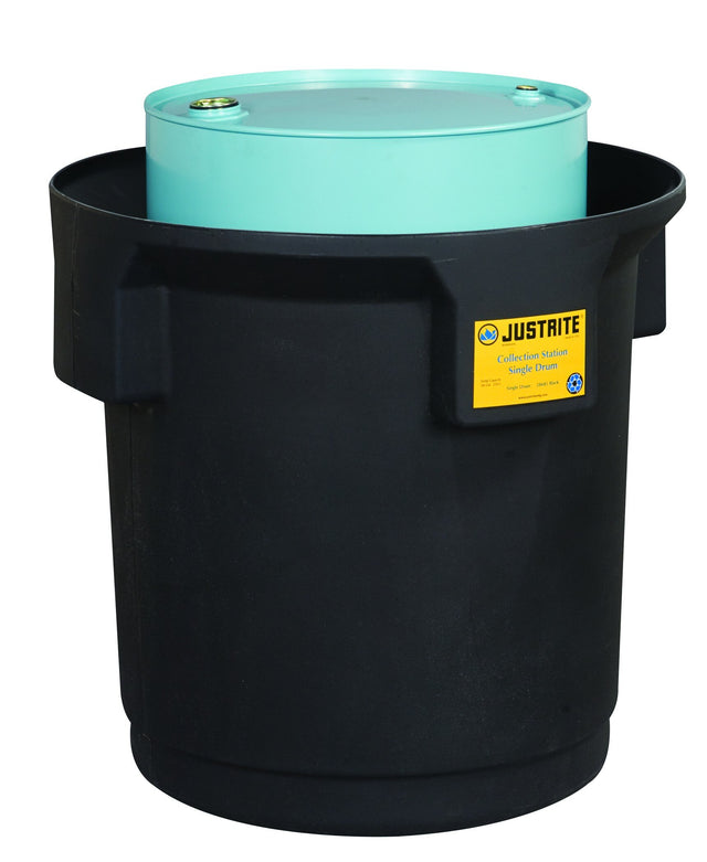 Justrite 28685 EcoPolyBlend Single-drum Collection Center