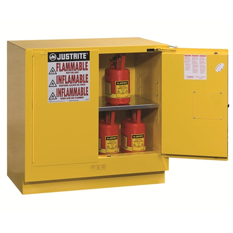 Justrite 892320 35"x35"x22" Undercounter Sure-Grip EX Safety Cabinet