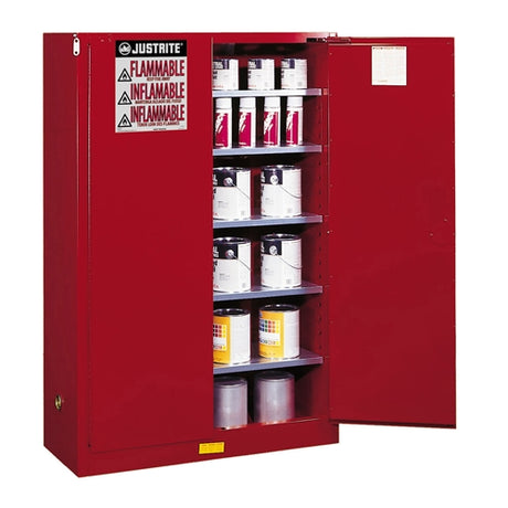 Justrite 894511 65"x43"x18" Sure-Grip EX Safety Cabinet for Combustibles