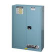 Justrite 894522 65"x43"x18" Blue Steel Sure-Grip EX Safety Cabinet for Corrosives