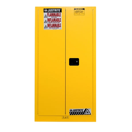 Justrite 896200 65"x34"x34" Vertical Drum Sure-Grip EX Safety Cabinet