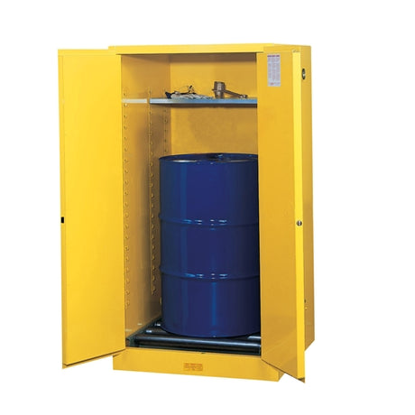 Justrite 896260 65"x34"x34" Vertical Drum Sure-Grip EX Safety Cabinet