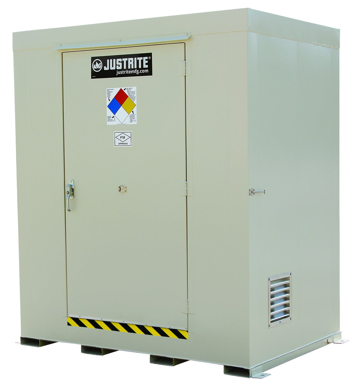 Justrite 911060 6-Drum, Non-Combustible Outdoor Safety Locker