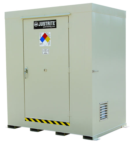 Justrite 911060 6-Drum, Non-Combustible Outdoor Safety Locker