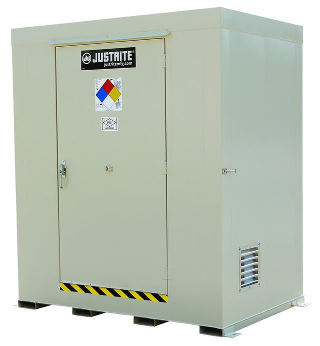 Justrite 911060 6-Drum, Non-Combustible Outdoor Safety Locker