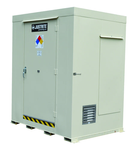 Justrite 911061 6-Drum, Non-Combust Safety Locker w/ Explosion Relief Panels