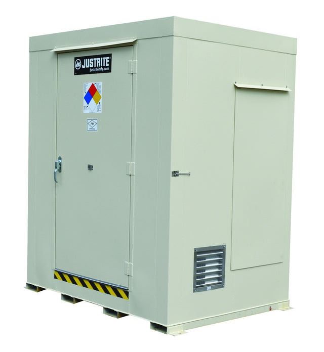 Justrite 911061 6-Drum, Non-Combust Safety Locker w/ Explosion Relief Panels
