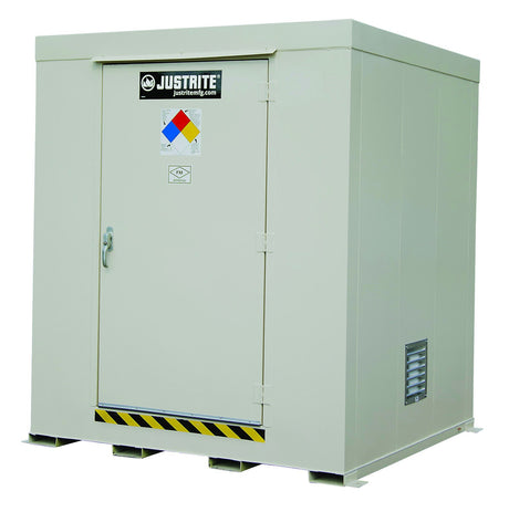 Justrite 911090 9-Drum, Non-Combustible Outdoor Safety Locker