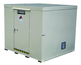 Justrite 911160 16-Drum, Non-Combustible Outdoor Safety Locker - 2