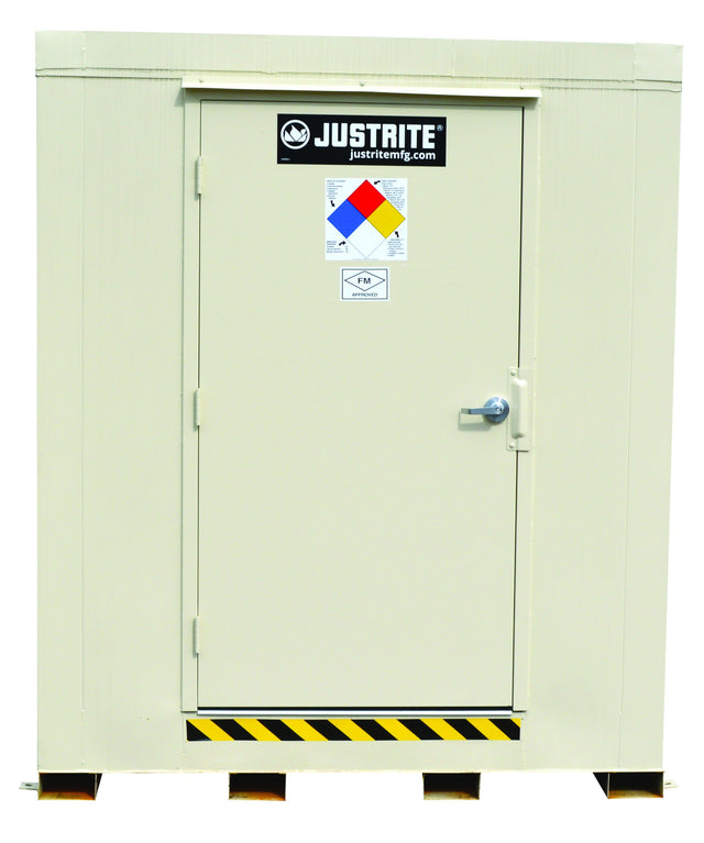 Justrite 912040 4-Drum, 2 Hour Fire-Rated Outdoor Safety Locker