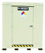 Justrite 913161 16-Drum, 4hr Fire-Rated Safety Locker w/ Explosion Relief Panels