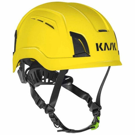 KASK WHE00136-202 ZENITH X2 MAX AIR Type II Safety Helmet, Yellow, Large Fit Range, Ventilated