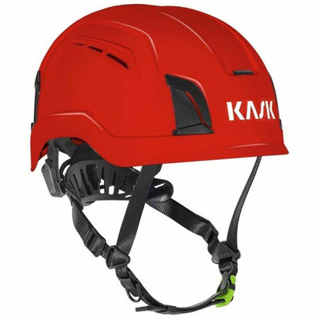 KASK WHE00136-204 ZENITH X2 MAX AIR Type II Safety Helmet, Red, Extended Fit Range, Ventilated